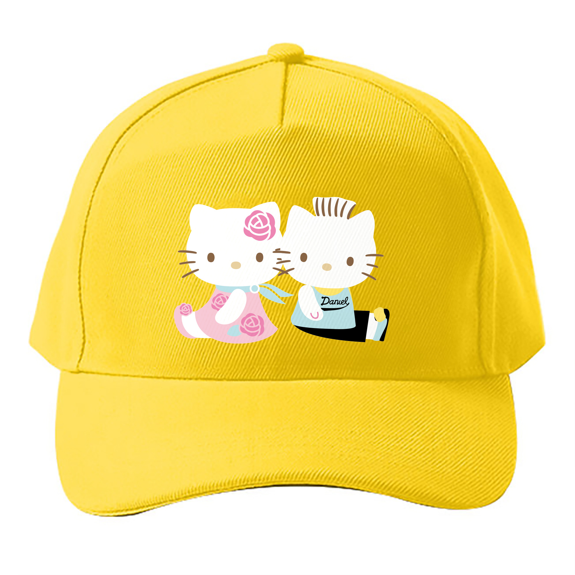 （画像用） Hello Kitty ハローキティ ベースボールキャップ 綿100％ 男女兼用 帽子 スポーツ